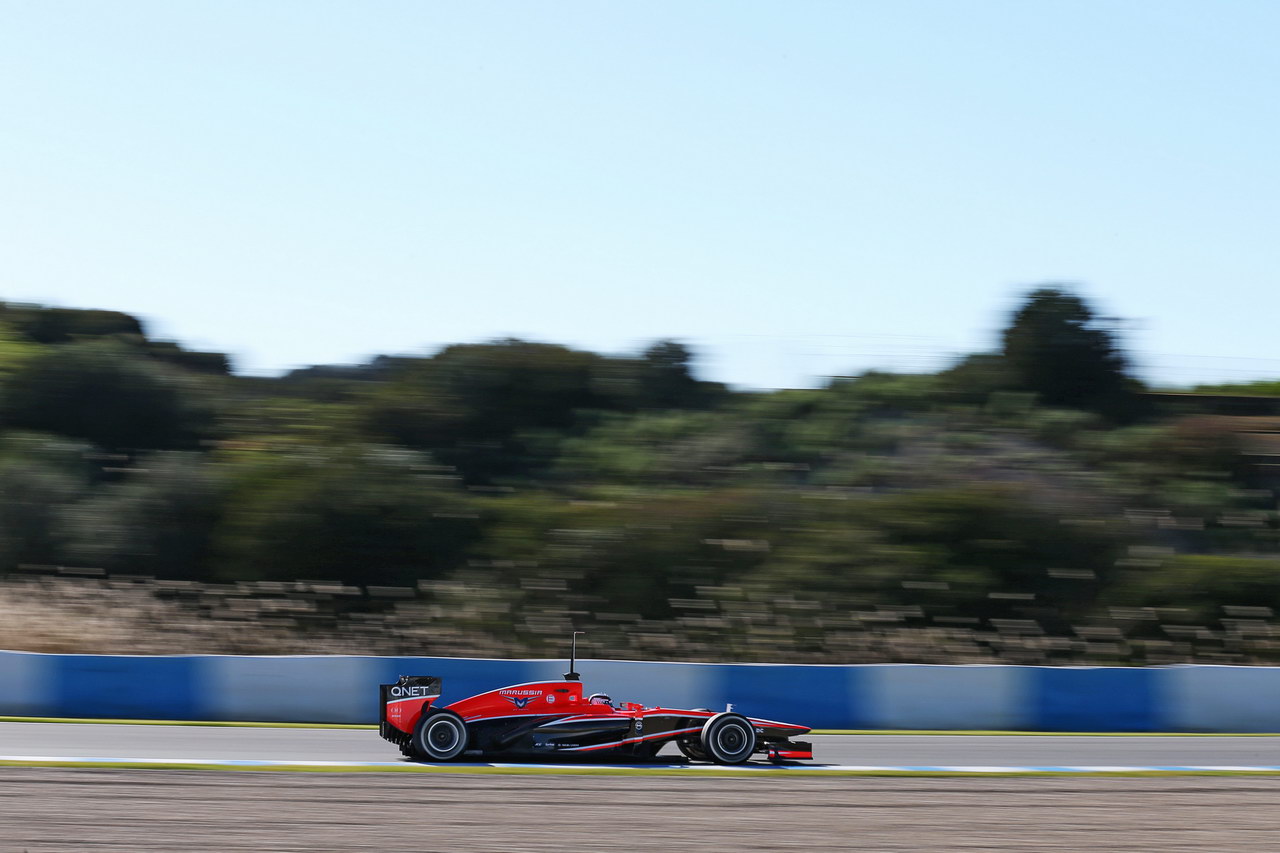 JEREZ TEST FEBBRAIO 2013, Max Chilton (GBR) Marussia F1 Team MR02.
07.02.2013. 