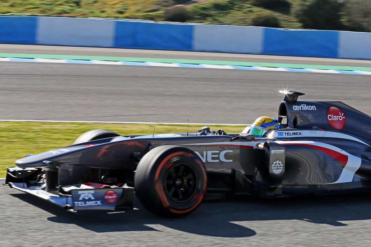 JEREZ TEST FEBBRAIO 2013, Esteban Gutierrez (MEX) Sauber C32.
07.02.2013. 