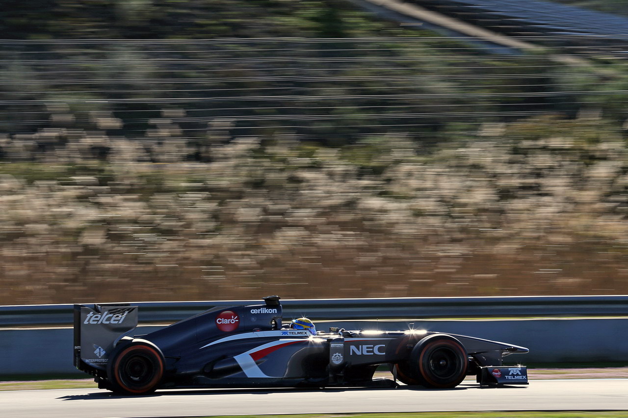 JEREZ TEST FEBBRAIO 2013, Esteban Gutierrez (MEX) Sauber C32.
07.02.2013. 
