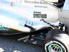 JEREZ TEST FEBBRAIO 2013, Mercedes AMG F1 W04 rear suspension e exhaust running temperature sensors, showing scorched sidepod.
07.02.2013. 