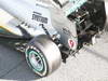 JEREZ TEST FEBBRAIO 2013, Mercedes AMG F1 W04 rear suspension e exhaust running temperature sensors, showing scorched sidepod.
07.02.2013. 