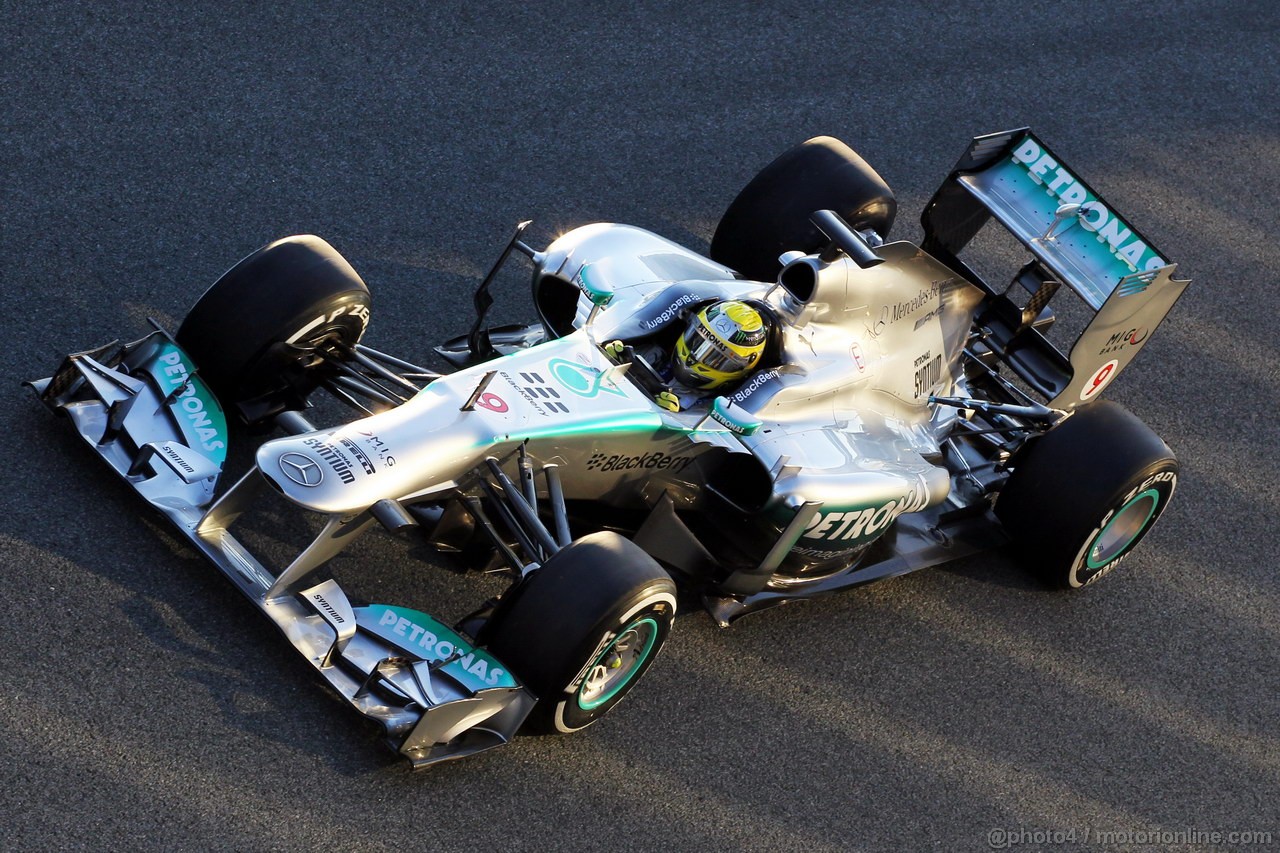 JEREZ TEST FEBBRAIO 2013, Nico Rosberg (GER) Mercedes AMG F1 W04.
