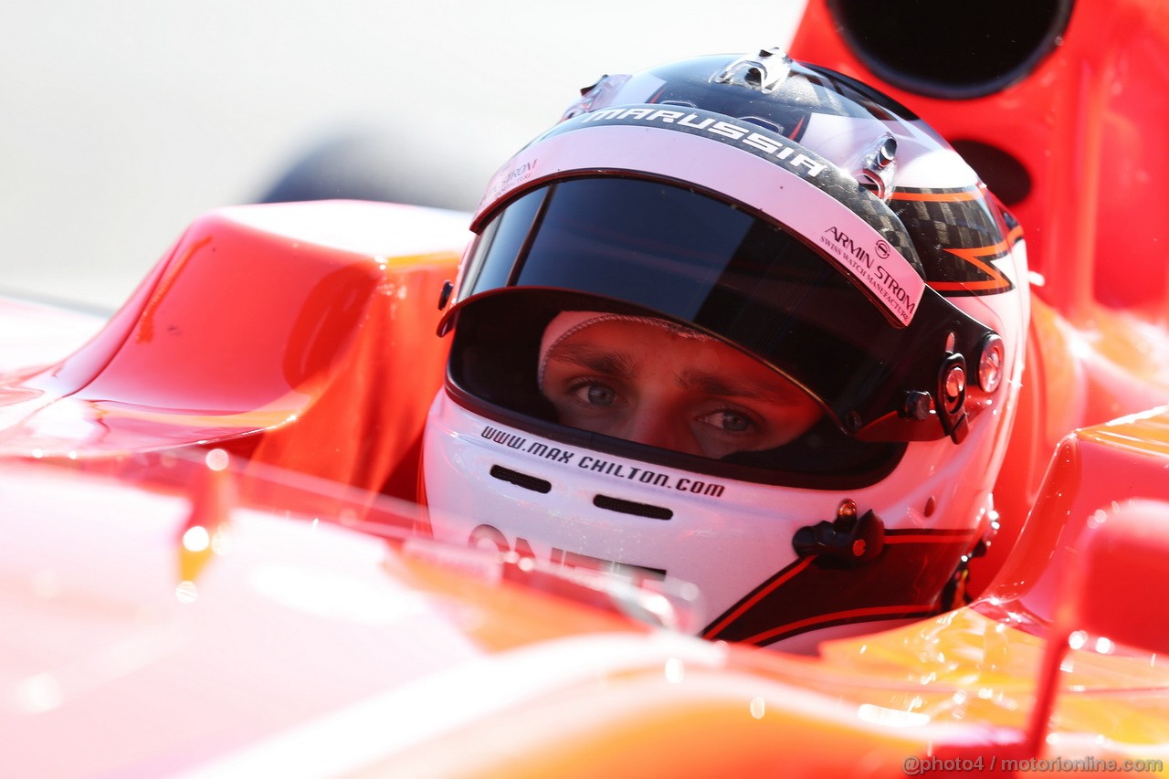 JEREZ TEST FEBBRAIO 2013, Max Chilton (GBR) Marussia F1 Team MR02.
