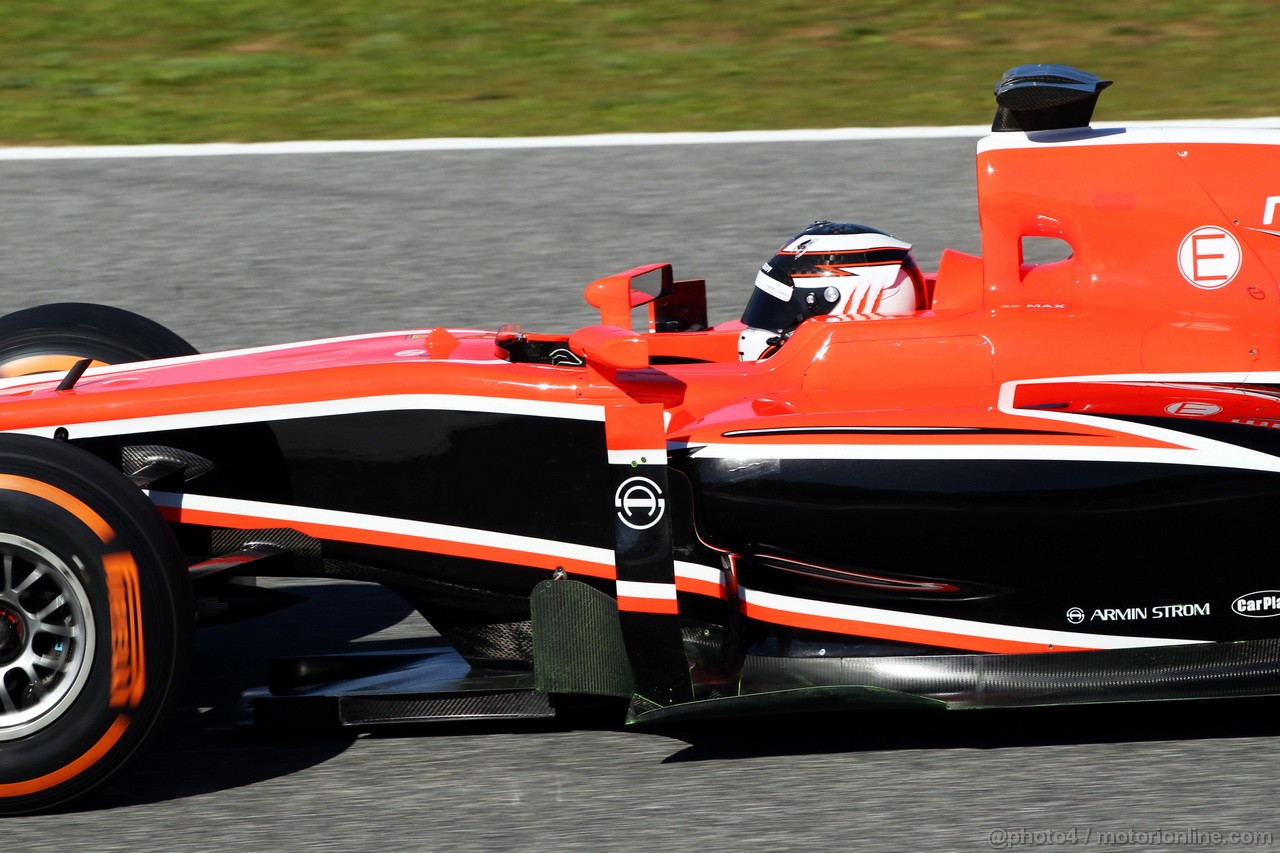 JEREZ TEST FEBBRAIO 2013, Max Chilton (GBR) Marussia F1 Team MR02.
