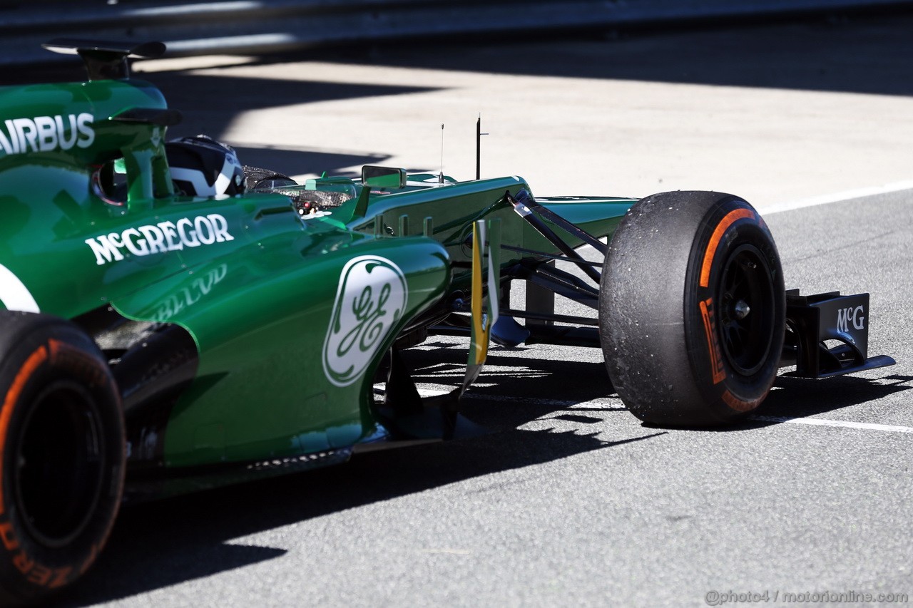 JEREZ TEST FEBBRAIO 2013, Giedo van der Garde (NLD) Caterham CT03.

