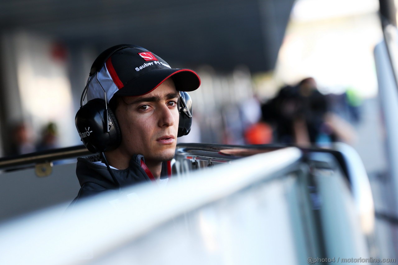 JEREZ TEST FEBBRAIO 2013, Esteban Gutierrez (MEX) Sauber.
