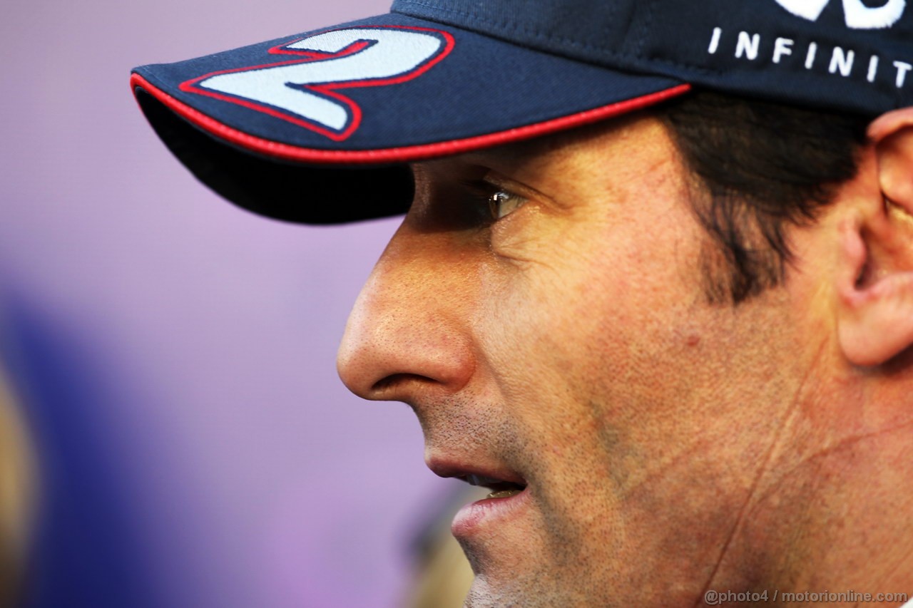 JEREZ TEST FEBBRAIO 2013, Mark Webber (AUS) Red Bull Racing.
