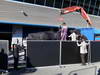 JEREZ TEST FEBBRAIO 2013, The McLaren MP4-28 of Jenson Button (GBR) McLaren returns back to the pits on the back of a truck.
