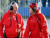 JEREZ TEST FEBBRAIO 2013, (L to R): John Booth (GBR) Marussia F1 Team Team Principal with Marc Hynes (GBR) Marussia F1 Team Driver Coach.
