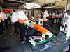 JEREZ TEST FEBBRAIO 2013, Paul di Resta (GBR) Sahara Force India VJM06 in the pits.

