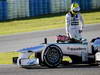 JEREZ TEST FEBBRAIO 2013, Nico Rosberg (GER) Mercedes AMG F1 W04 stops on the circuit with a small fire.
