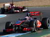 JEREZ TEST FEBBRAIO 2013, Jenson Button (GBR) McLaren MP4-28.

