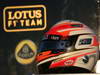 JEREZ TEST FEBBRAIO 2013, The helmet of Romain Grosjean (FRA) Lotus F1 Team.

