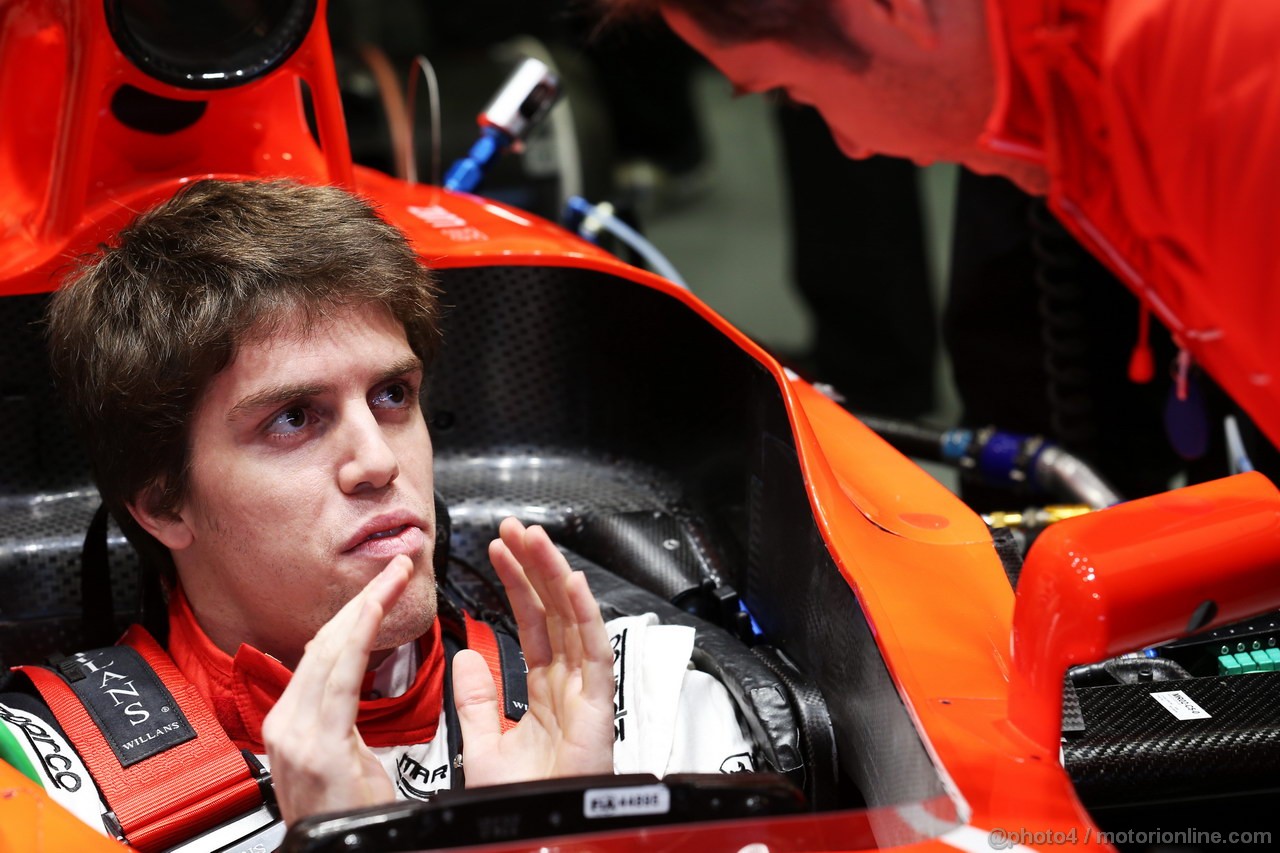 JEREZ TEST FEBBRAIO 2013, 06.02.2013- Luiz Razia (BRA) Marussia F1 Team MR02.
