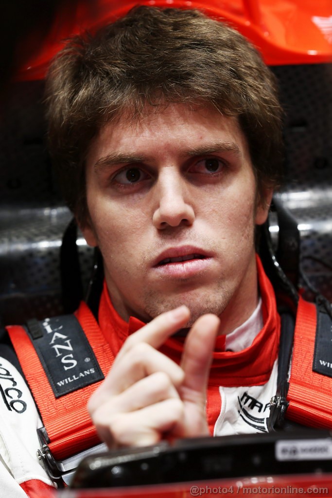 JEREZ TEST FEBBRAIO 2013, 06.02.2013- Luiz Razia (BRA) Marussia F1 Team MR02.
