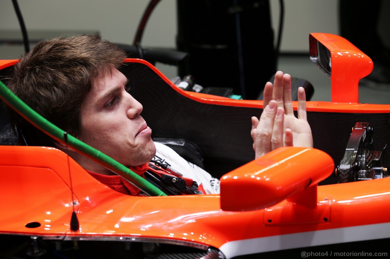 JEREZ TEST FEBBRAIO 2013, 06.02.2013- Luiz Razia (BRA) Marussia F1 Team MR02.

