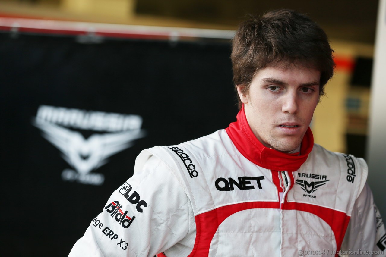 JEREZ TEST FEBBRAIO 2013, 06.02.2013- Luiz Razia (BRA) Marussia F1 Team MR02.