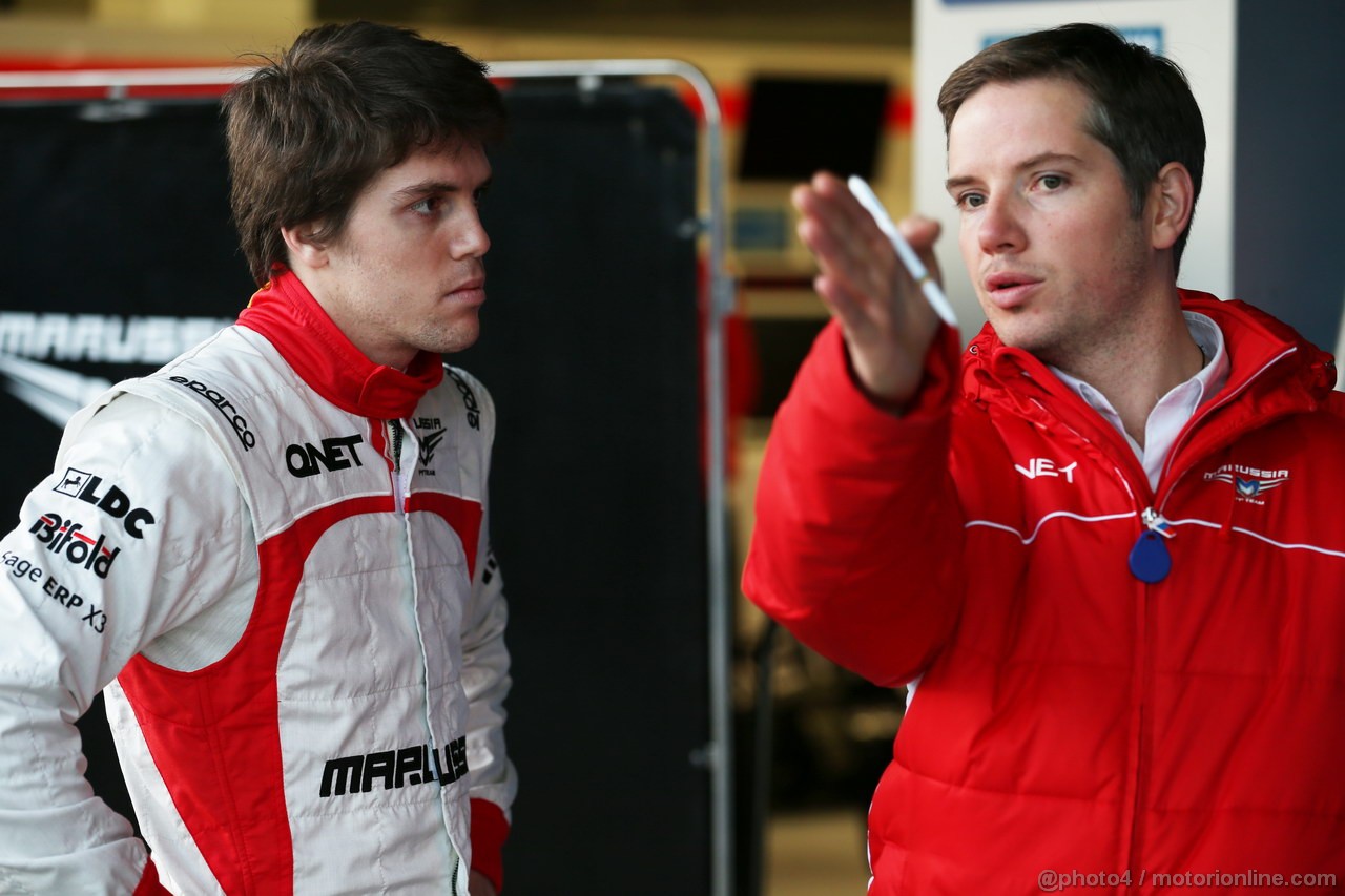 JEREZ TEST FEBBRAIO 2013, 06.02.2013- Luiz Razia (BRA) Marussia F1 Team MR02.