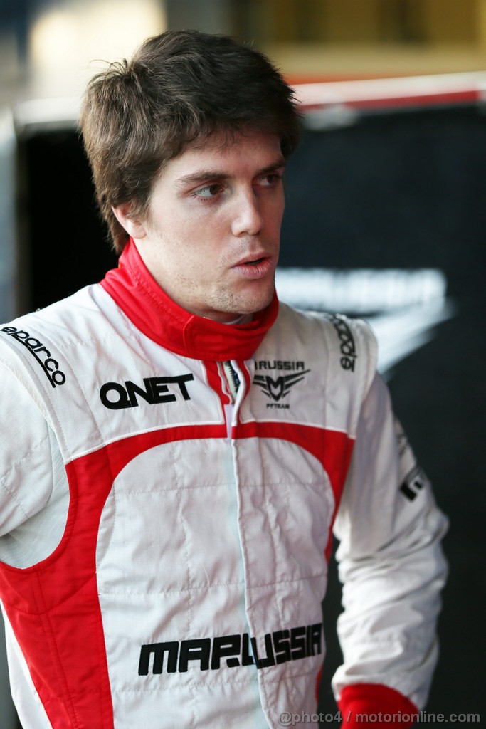 JEREZ TEST FEBBRAIO 2013, 06.02.2013- Luiz Razia (BRA) Marussia F1 Team MR02.