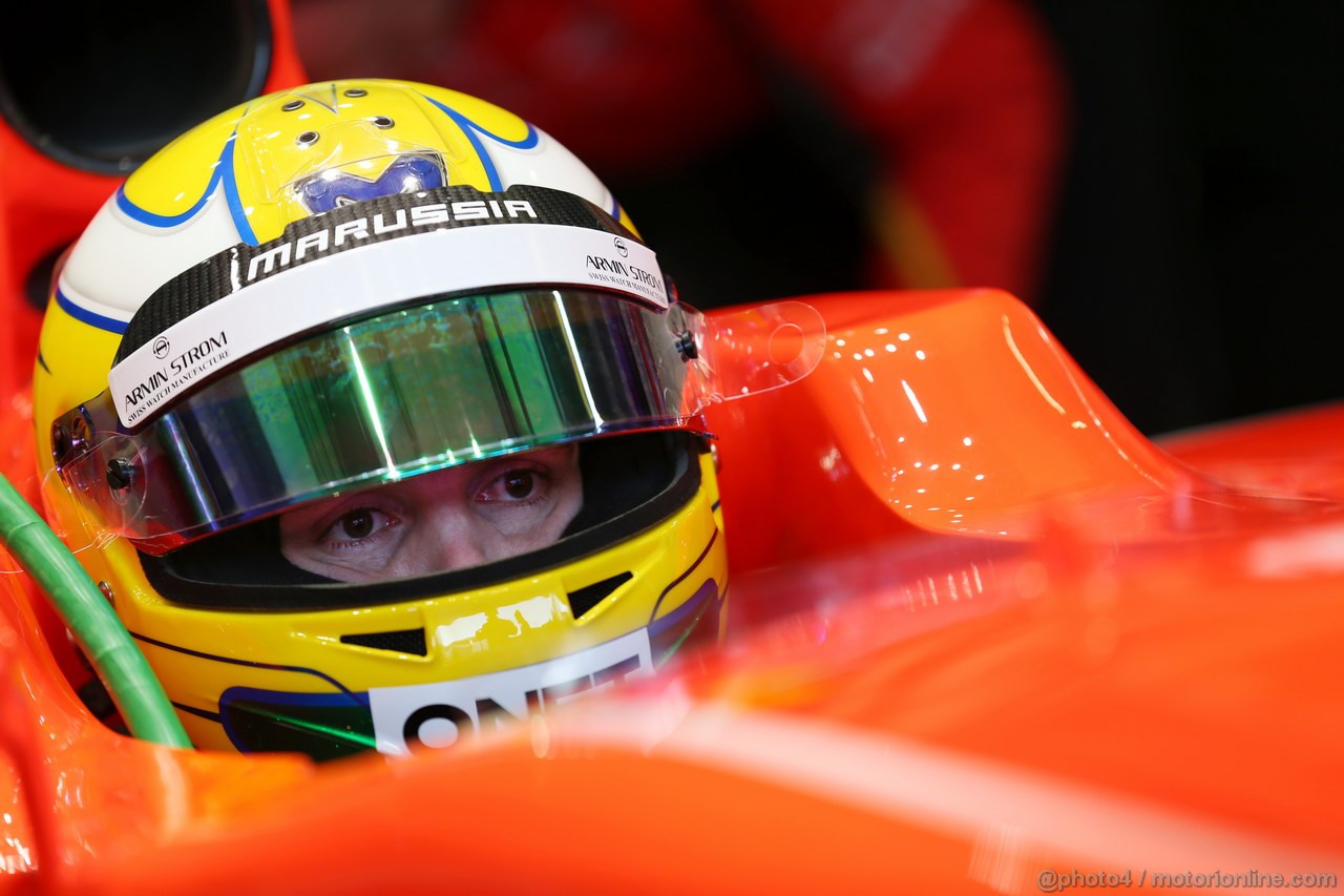 JEREZ TEST FEBBRAIO 2013, 06.02.2013- Luiz Razia (BRA) Marussia F1 Team MR02.