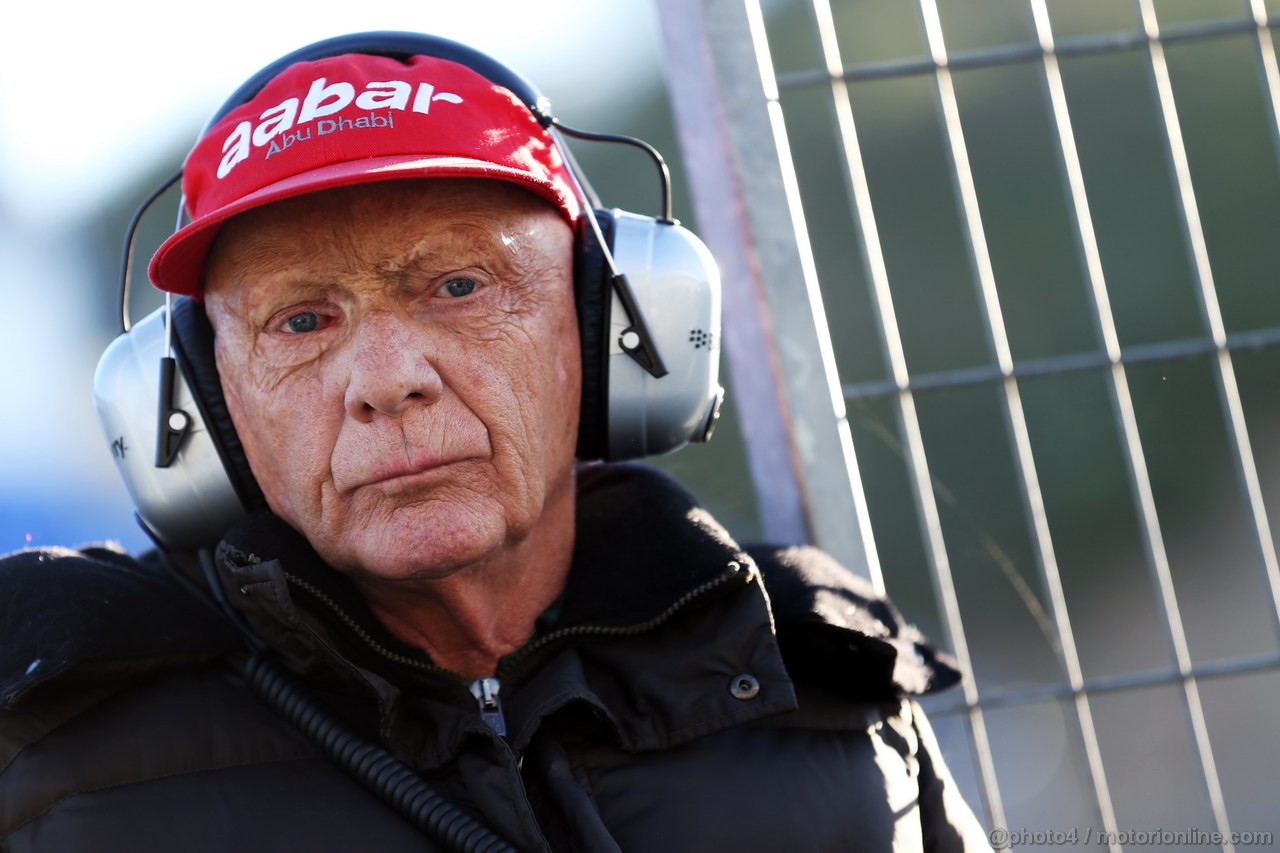 JEREZ TEST FEBBRAIO 2013, Niki Lauda (AUT) Mercedes Non-Executive Chairman.
06.02.2013. 