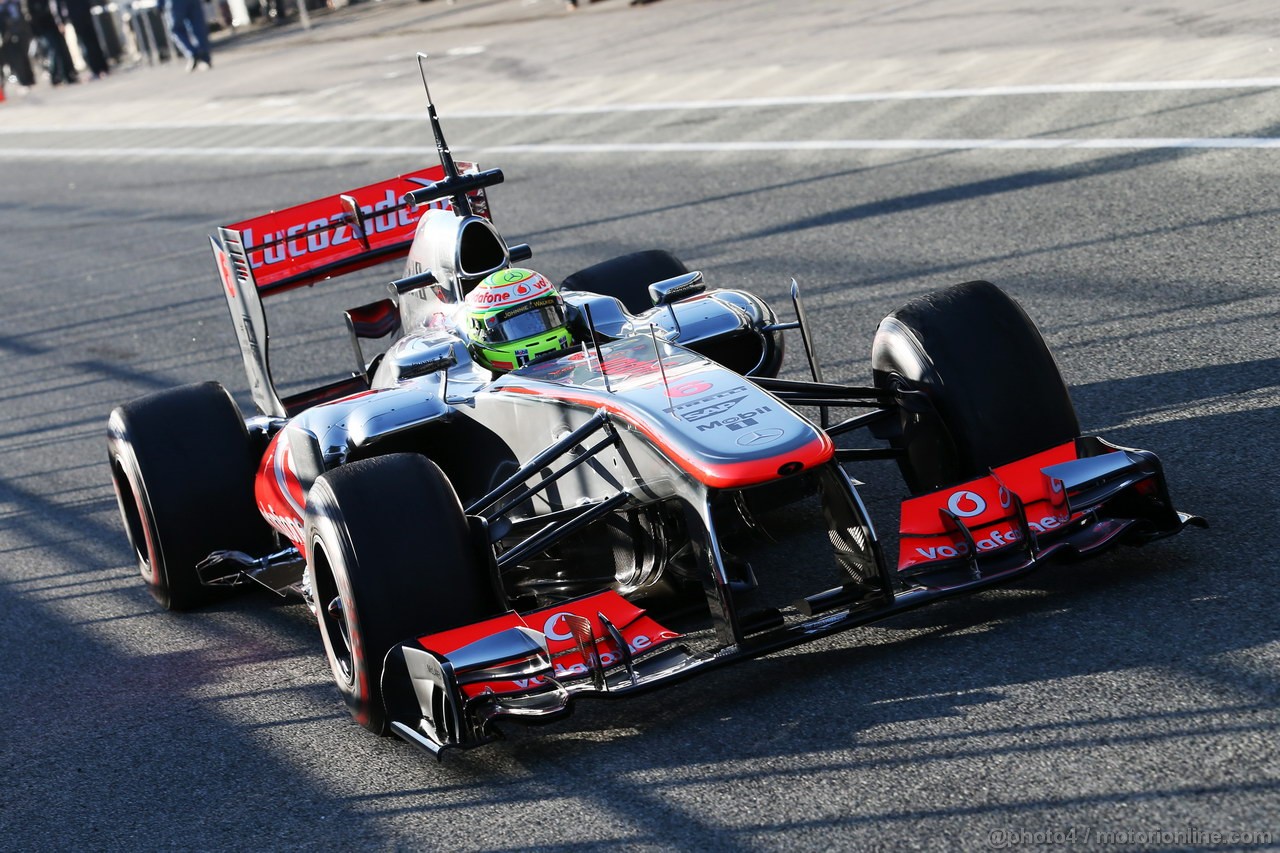 JEREZ TEST FEBBRAIO 2013, Sergio Perez (MEX) McLaren MP4-28.
06.02.2013. 