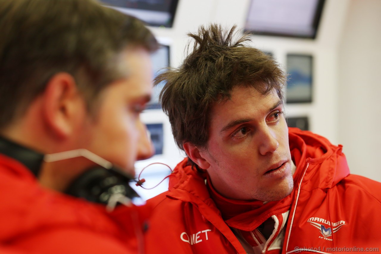 JEREZ TEST FEBBRAIO 2013, Luiz Razia (BRA) Marussia F1 Team.
06.02.2013. 
