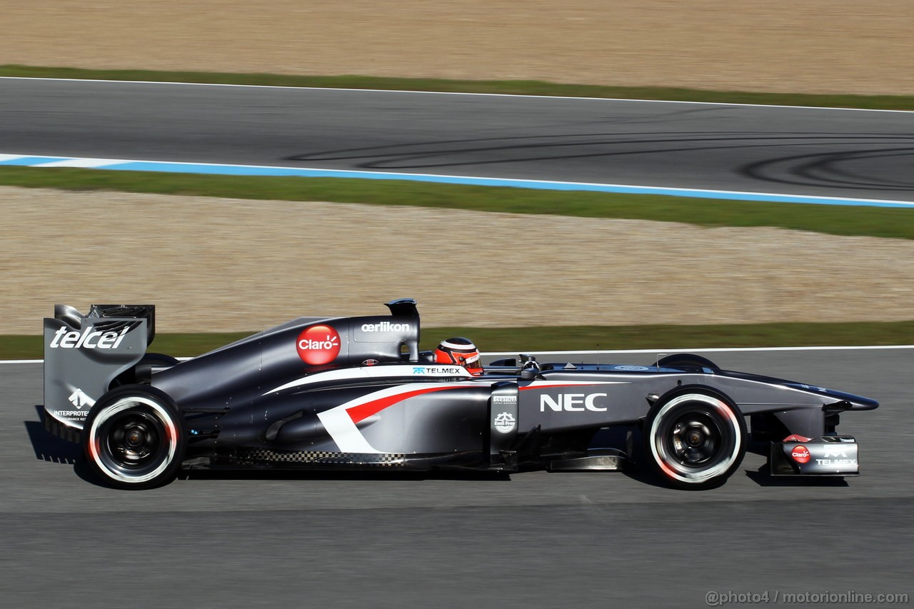 JEREZ TEST FEBBRAIO 2013, Nico Hulkenberg (GER) Sauber C32.
06.02.2013. 