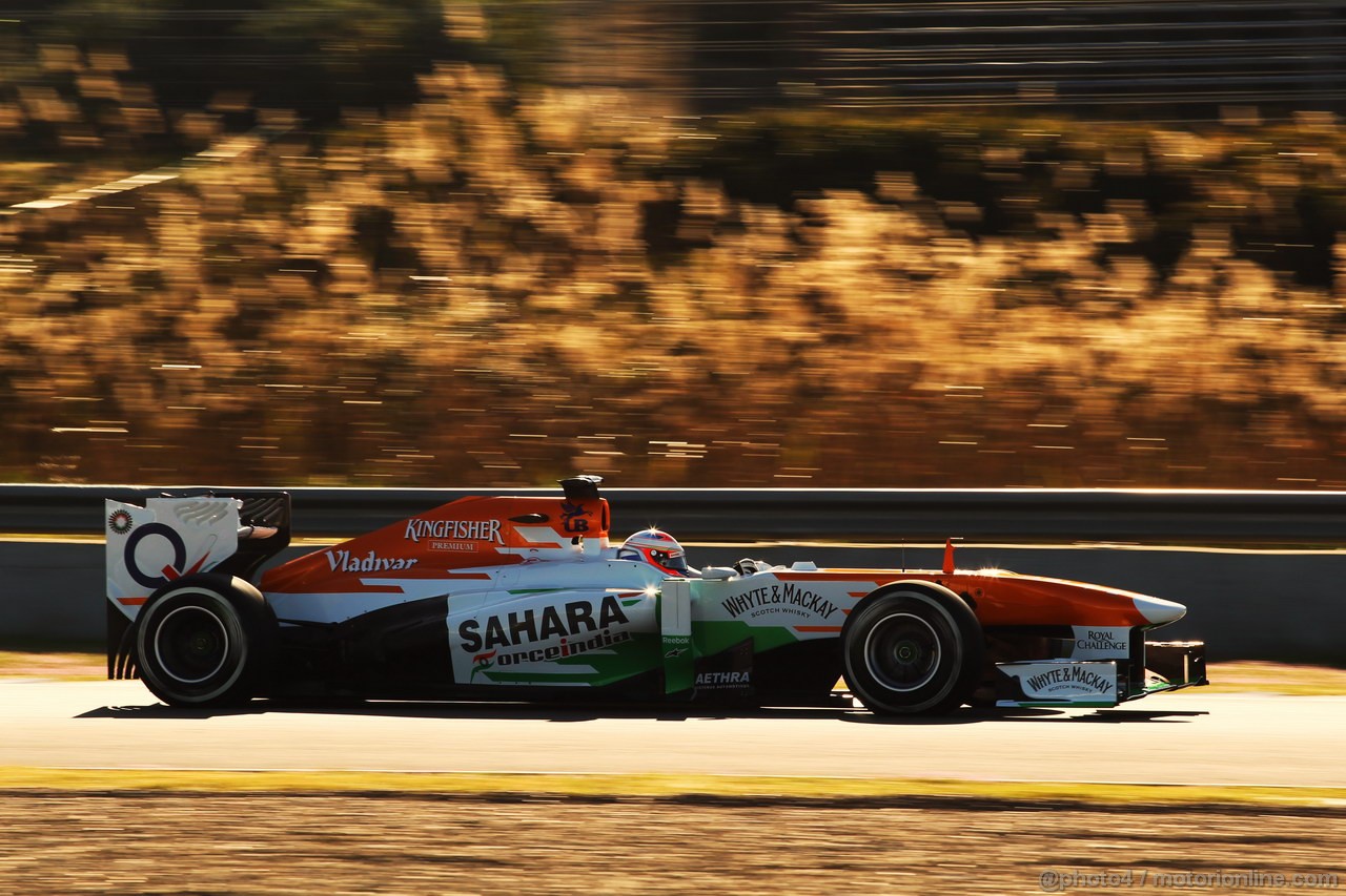 JEREZ TEST FEBBRAIO 2013, Paul di Resta (GBR) Sahara Force India VJM06.
06.02.2013. 