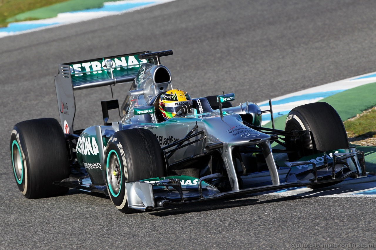 JEREZ TEST FEBBRAIO 2013, Lewis Hamilton (GBR) Mercedes AMG F1 W04.
06.02.2013. 
