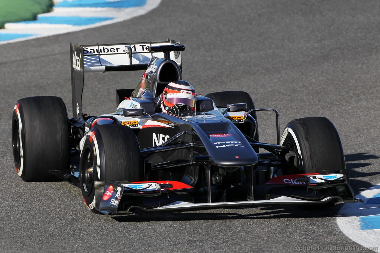 JEREZ TEST FEBBRAIO 2013, Nico Hulkenberg (GER) Sauber C32.
06.02.2013. 