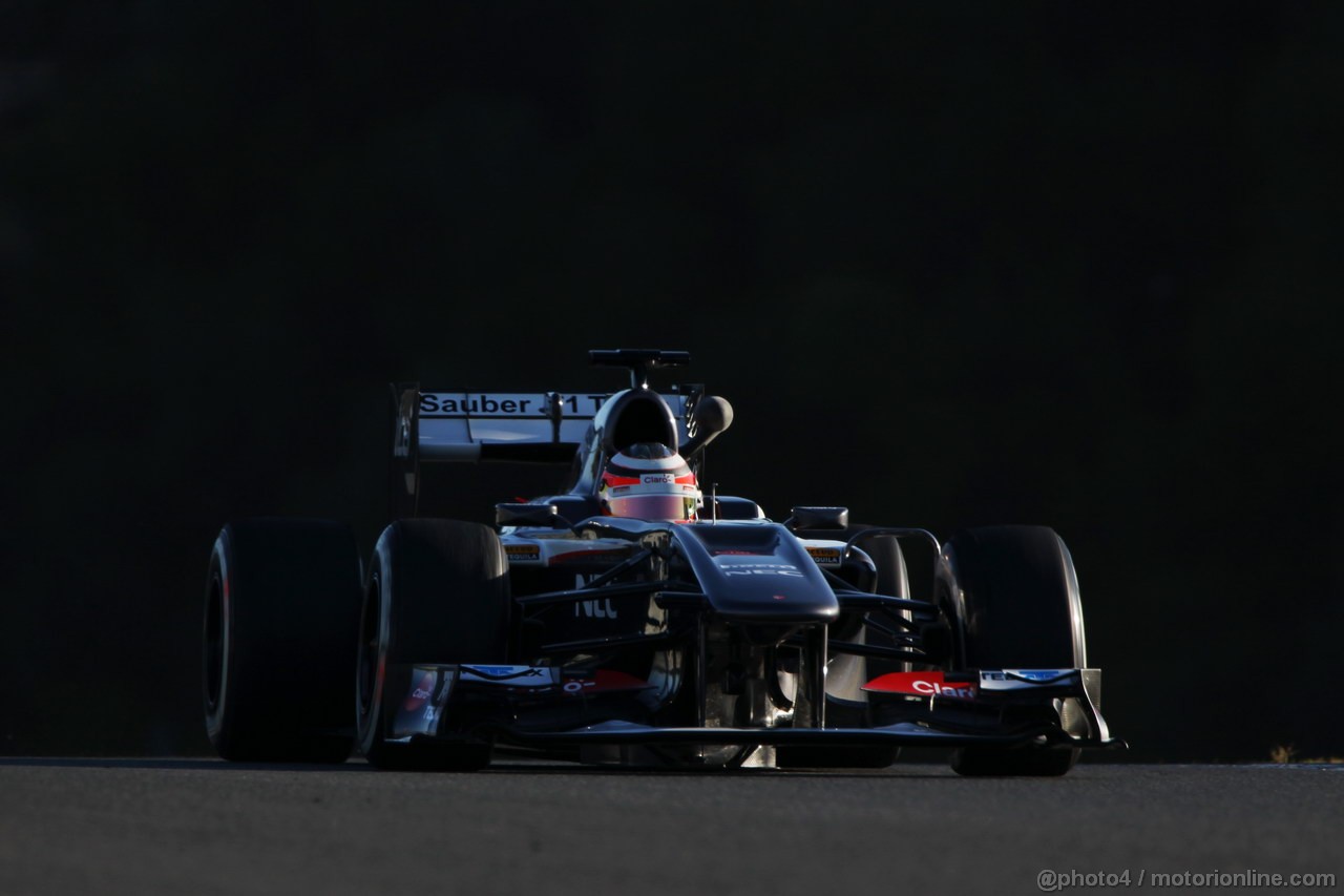 JEREZ TEST FEBBRAIO 2013, Nico Hulkenberg (GER) Sauber C32.
06.02.2013. 