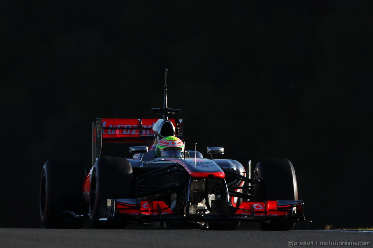 JEREZ TEST FEBBRAIO 2013, Sergio Perez (MEX) McLaren MP4-28.
06.02.2013. 