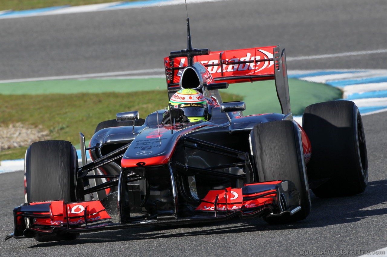 JEREZ TEST FEBBRAIO 2013, Sergio Perez (MEX) McLaren MP4-28.
06.02.2013. 