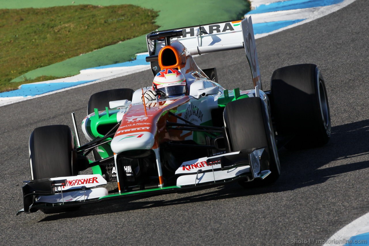 JEREZ TEST FEBBRAIO 2013, Paul di Resta (GBR) Sahara Force India VJM06.
06.02.2013. 