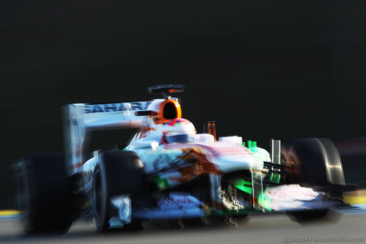 JEREZ TEST FEBBRAIO 2013, Paul di Resta (GBR) Sahara Force India VJM06.
06.02.2013. 
