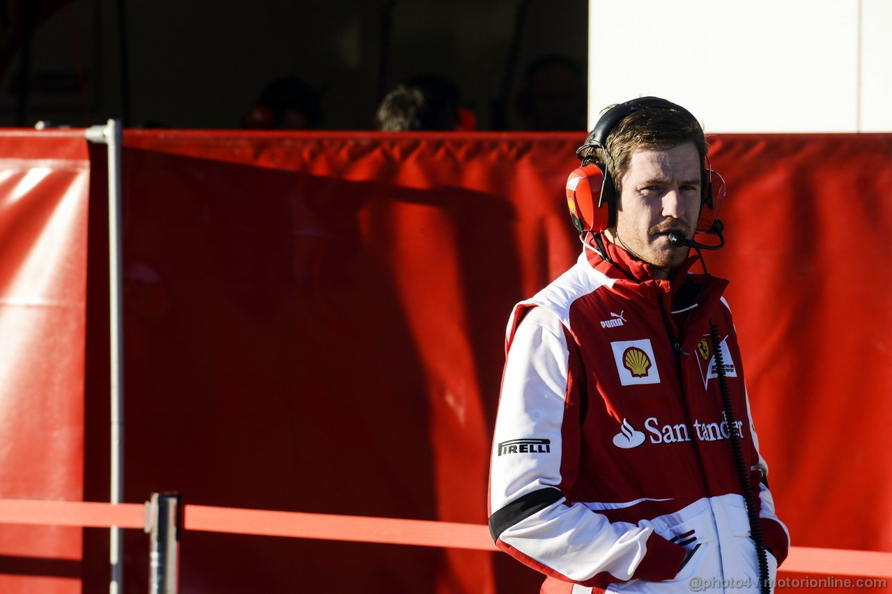 JEREZ TEST FEBBRAIO 2013, Rob Smedley (GBR) Ferrari Gara Engineer.
06.02.2013. 