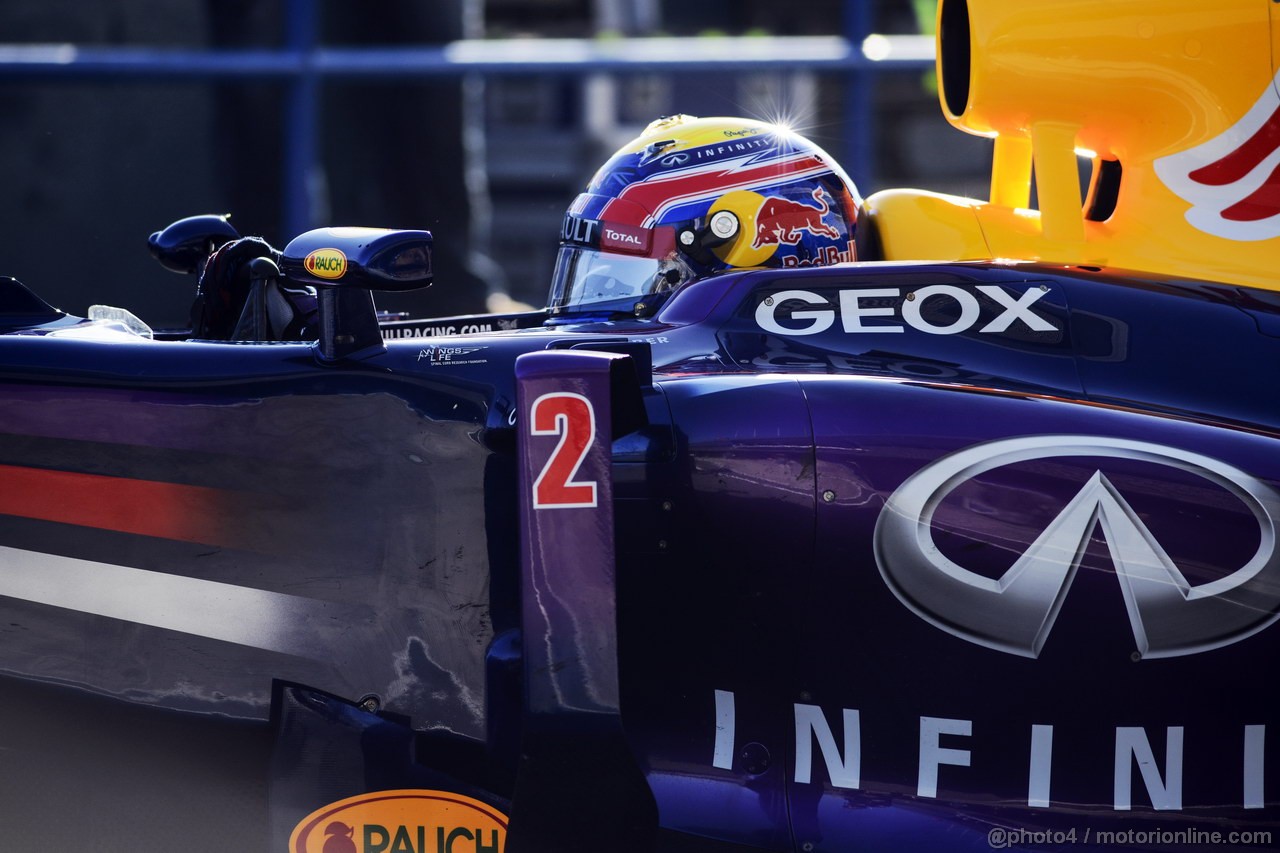 JEREZ TEST FEBBRAIO 2013, Mark Webber (AUS) Red Bull Racing RB9.
06.02.2013. 