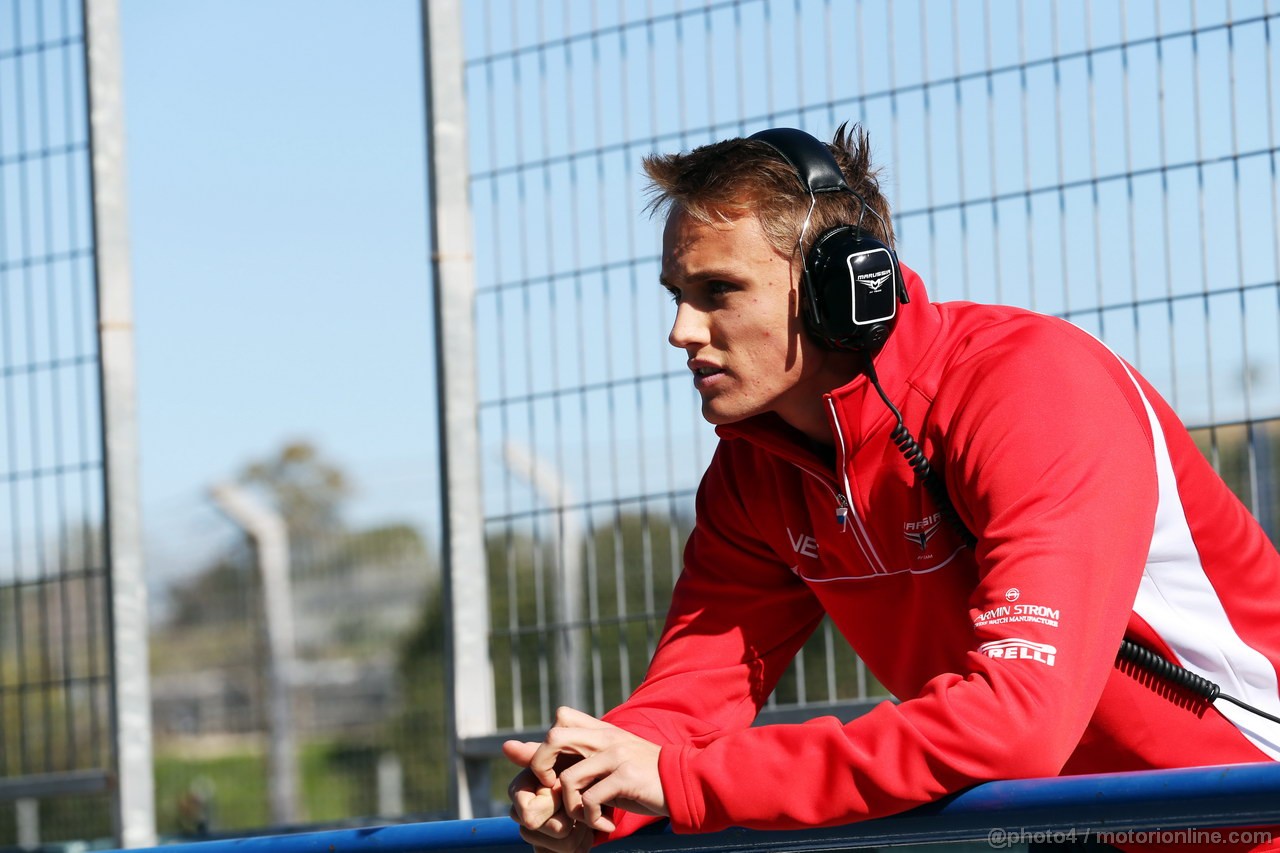JEREZ TEST FEBBRAIO 2013, Max Chilton (GBR) Marussia F1 Team.
06.02.2013. 