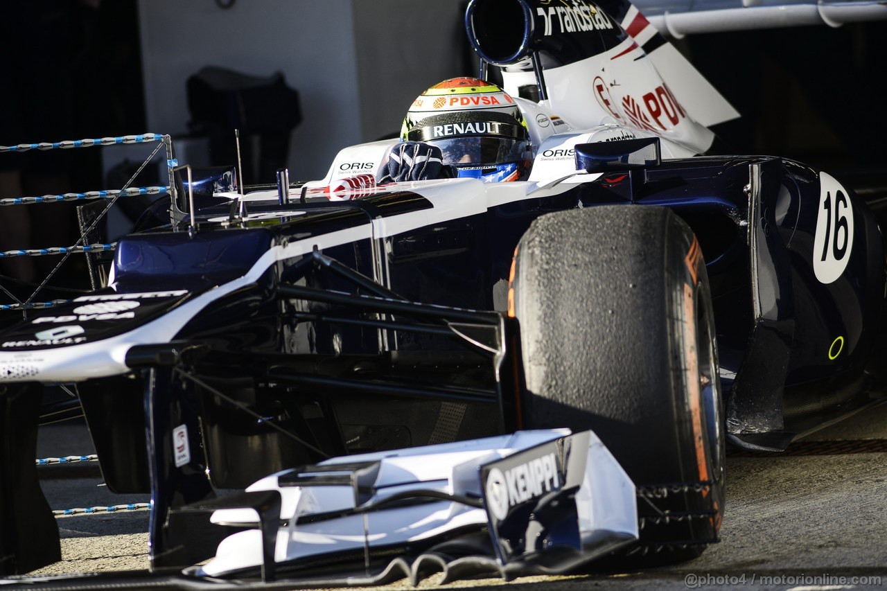 JEREZ TEST FEBBRAIO 2013, Pastor Maldonado (VEN) Williams FW34.
06.02.2013. 