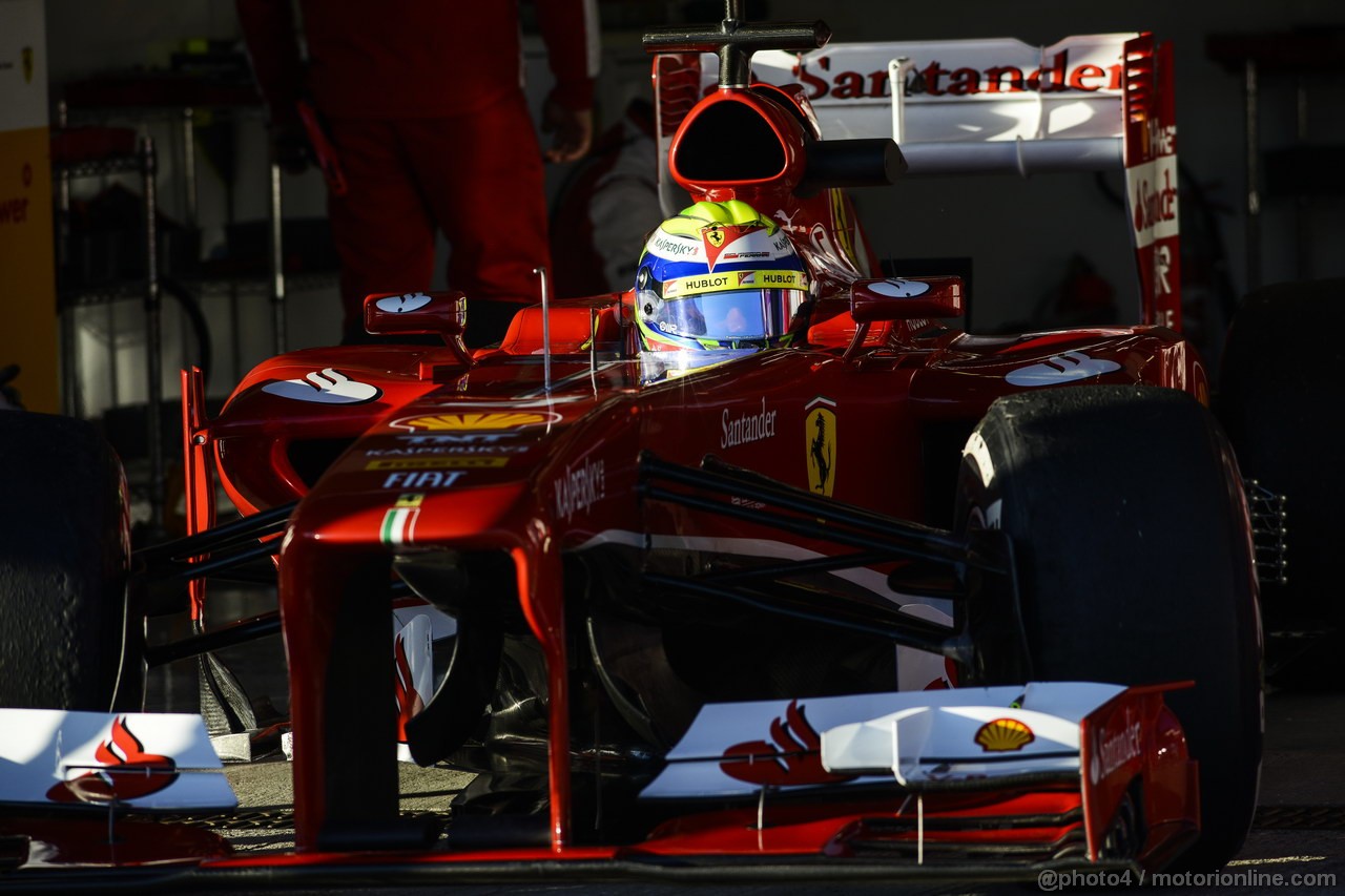 JEREZ TEST FEBBRAIO 2013, Felipe Massa (BRA) Ferrari F138.
06.02.2013. 