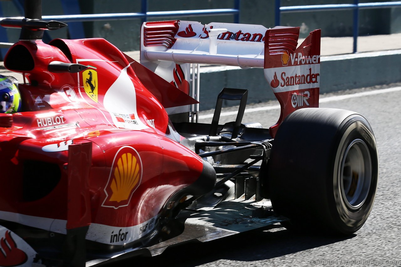 JEREZ TEST FEBBRAIO 2013, Felipe Massa (BRA) Ferrari F138 rear suspension.
06.02.2013. 