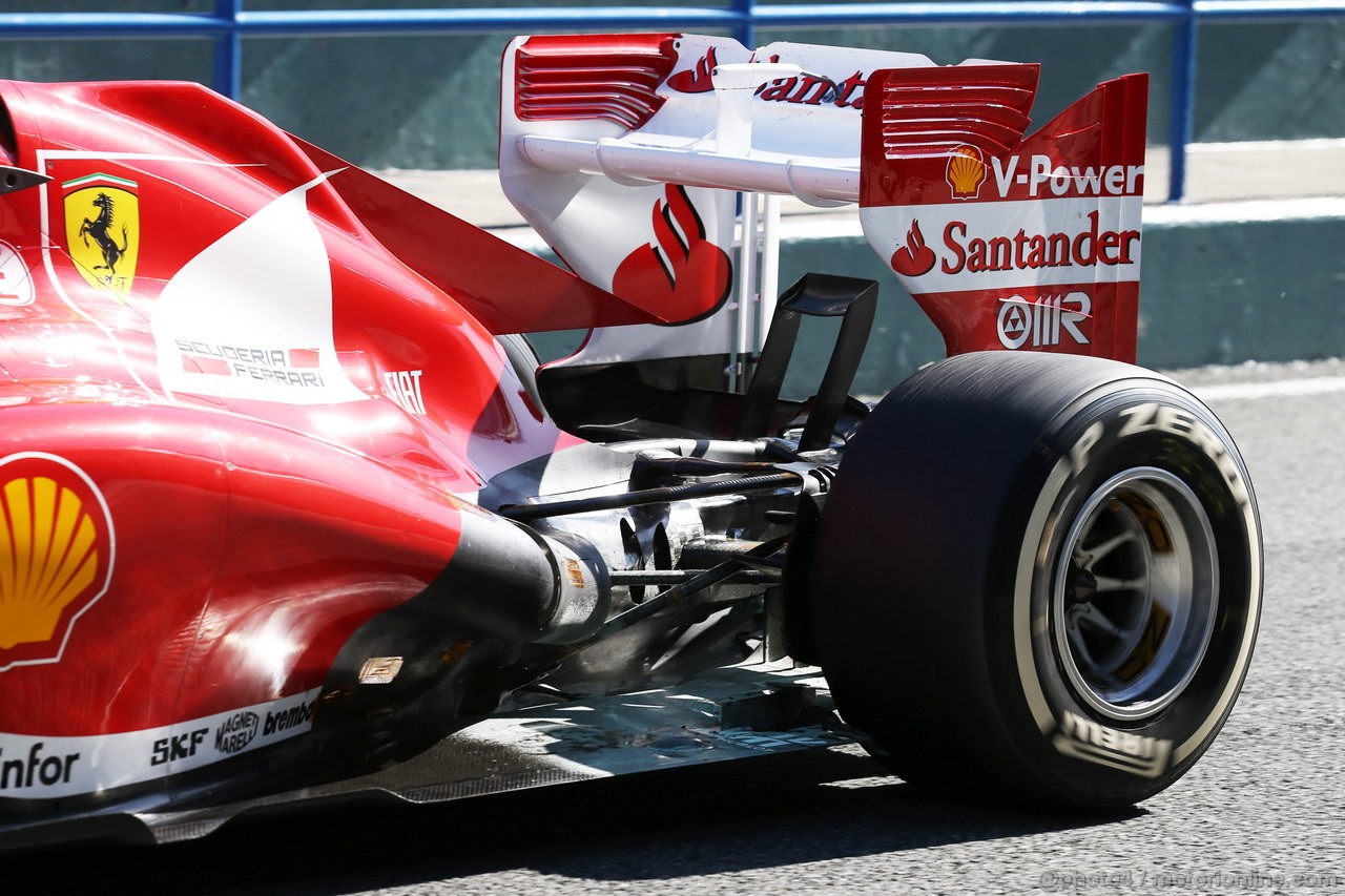 JEREZ TEST FEBBRAIO 2013, Felipe Massa (BRA) Ferrari F138 rear suspension.
06.02.2013. 
