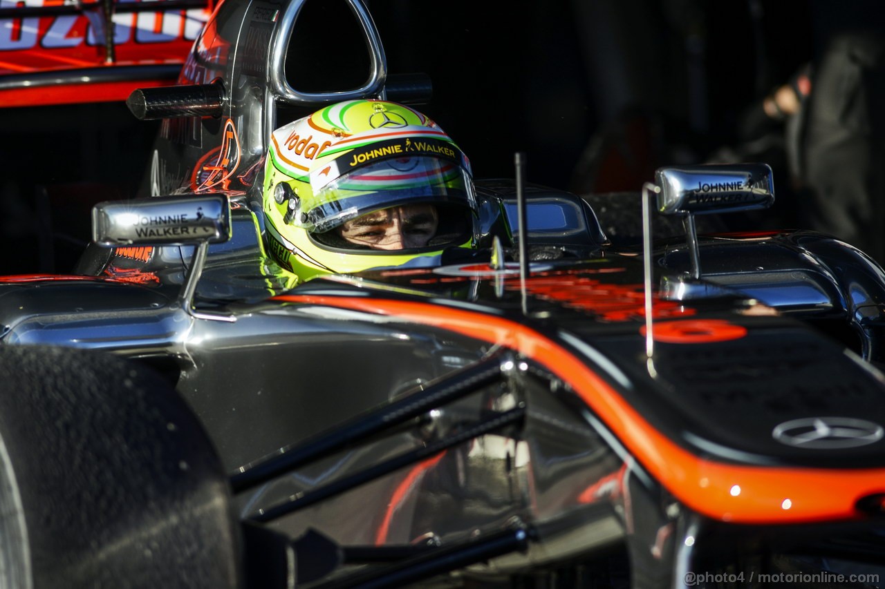 JEREZ TEST FEBBRAIO 2013, Sergio Perez (MEX) McLaren MP4-28.
06.02.2013. 