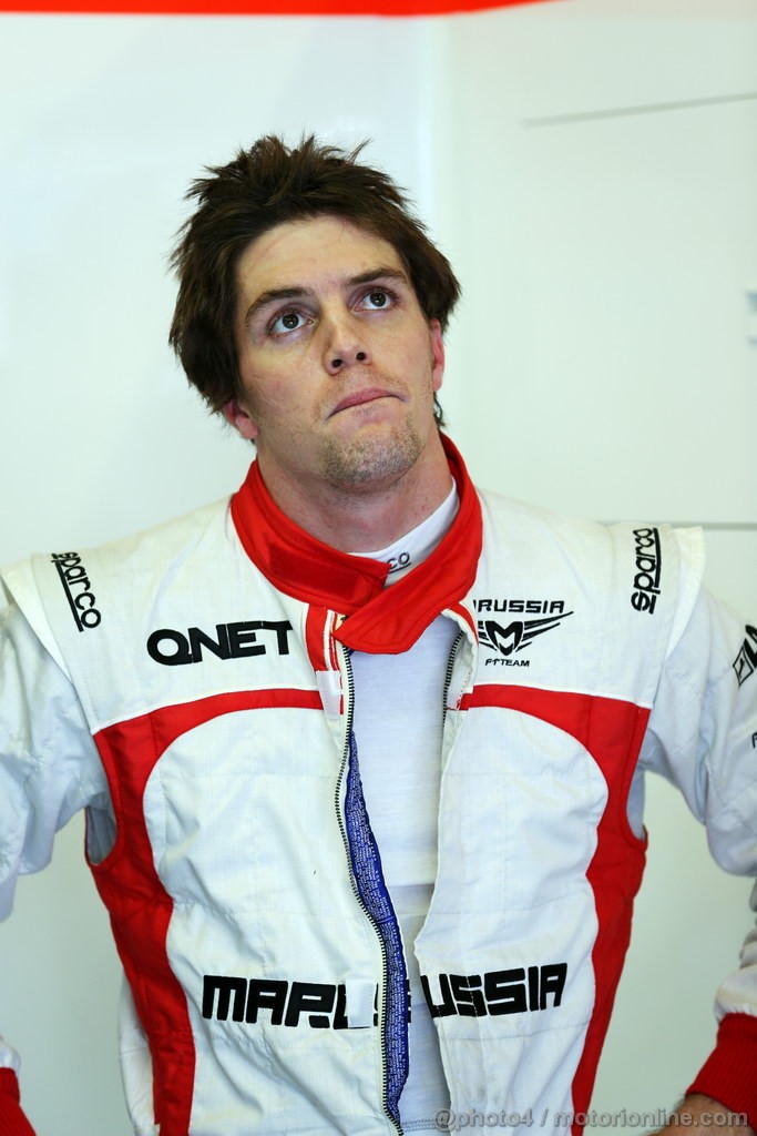 JEREZ TEST FEBBRAIO 2013, Luiz Razia (BRA) Marussia F1 Team.
06.02.2013. 