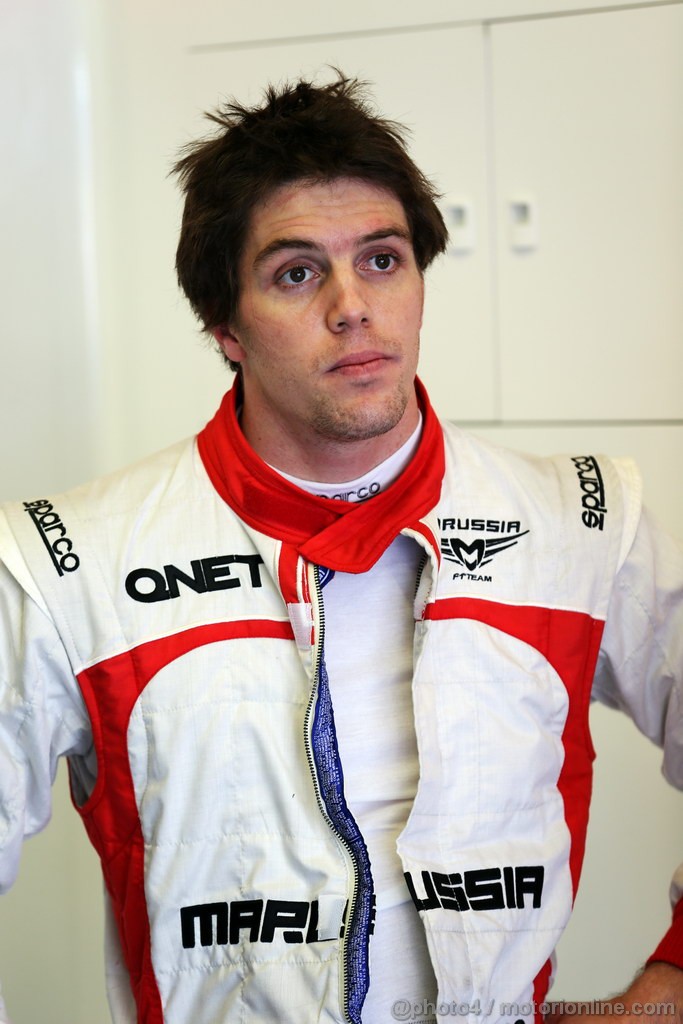 JEREZ TEST FEBBRAIO 2013, Luiz Razia (BRA) Marussia F1 Team.
06.02.2013. 