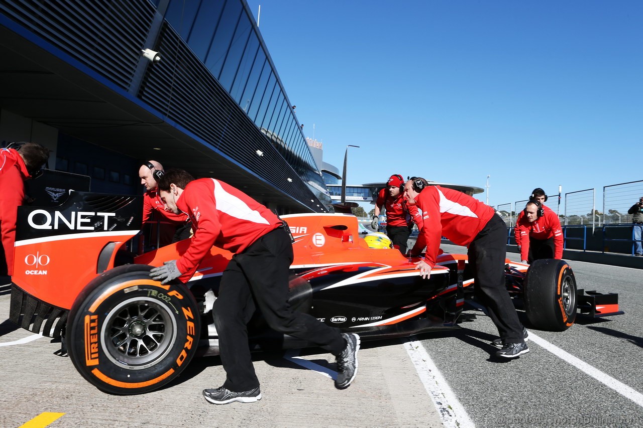 JEREZ TEST FEBBRAIO 2013, Luiz Razia (BRA) Marussia F1 Team MR02.
06.02.2013. 