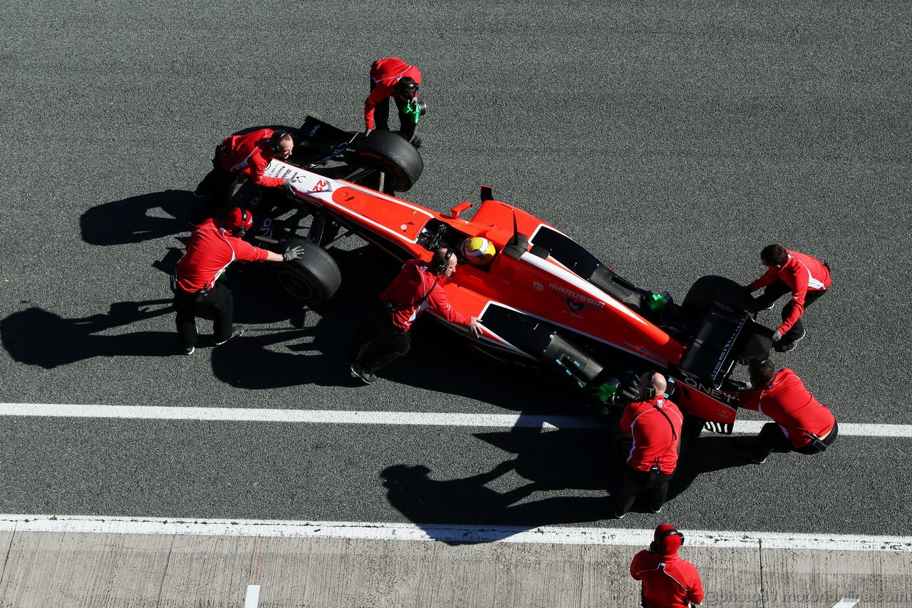 JEREZ TEST FEBBRAIO 2013, Luiz Razia (BRA) Marussia F1 Team MR02.
06.02.2013. 