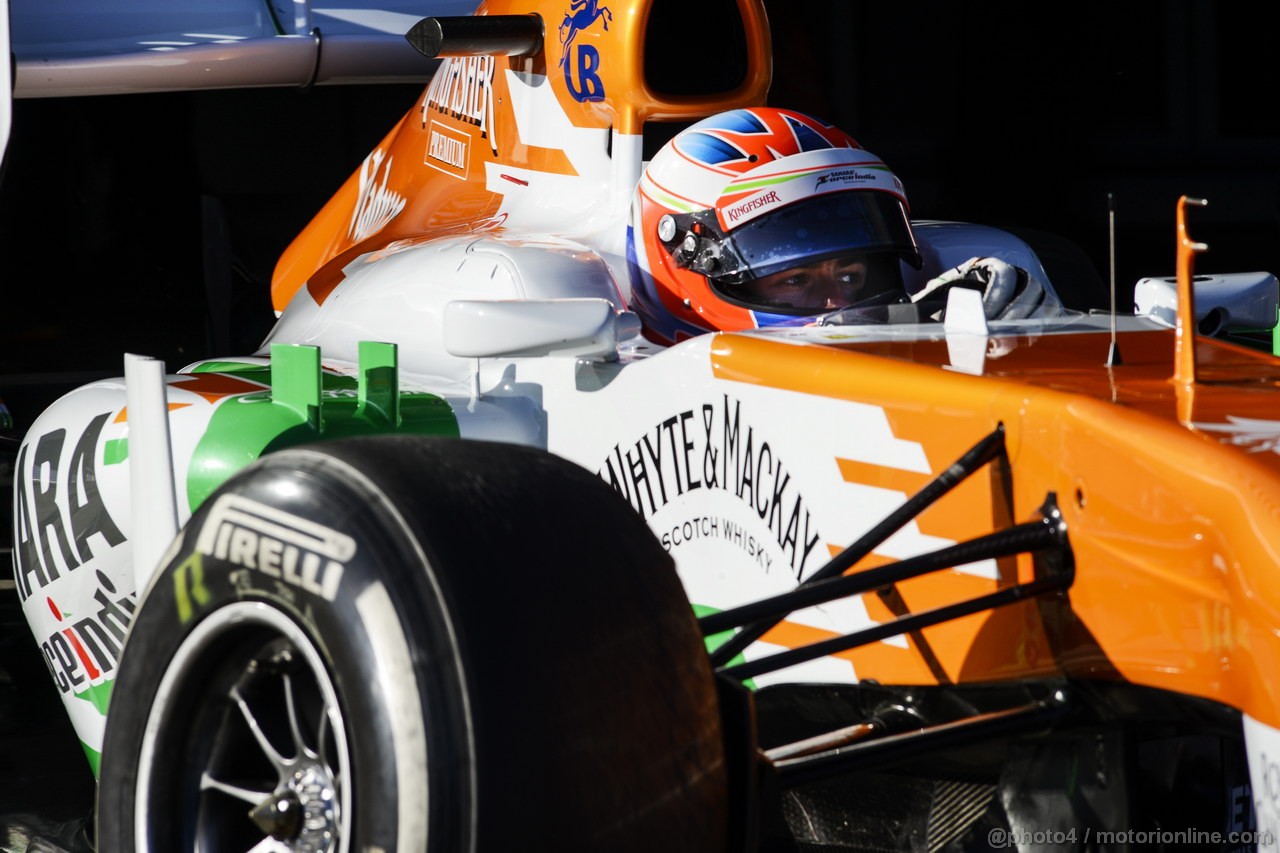 JEREZ TEST FEBBRAIO 2013, Paul di Resta (GBR) Sahara Force India VJM06.
06.02.2013. 