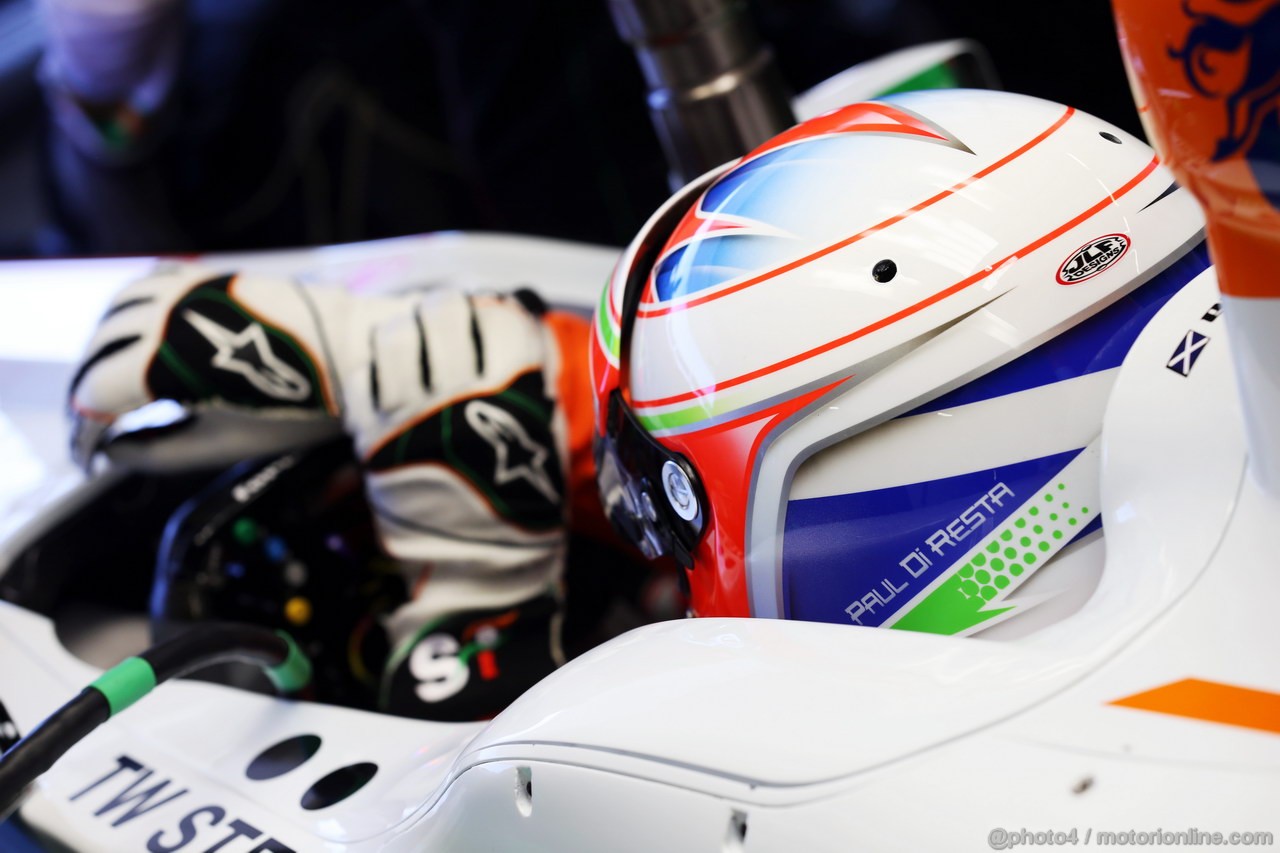 JEREZ TEST FEBBRAIO 2013, Paul di Resta (GBR) Sahara Force India VJM06.
06.02.2013. 